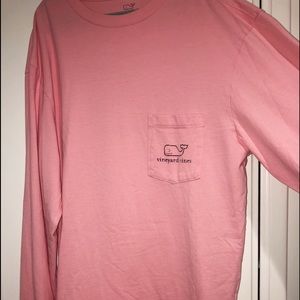 Vineyard Vines Tops - PINK VINEYARD VINES LONG SLEEVE Vineyard Vines Tops - PINK VINEYARD VINES LONG SLEEVE